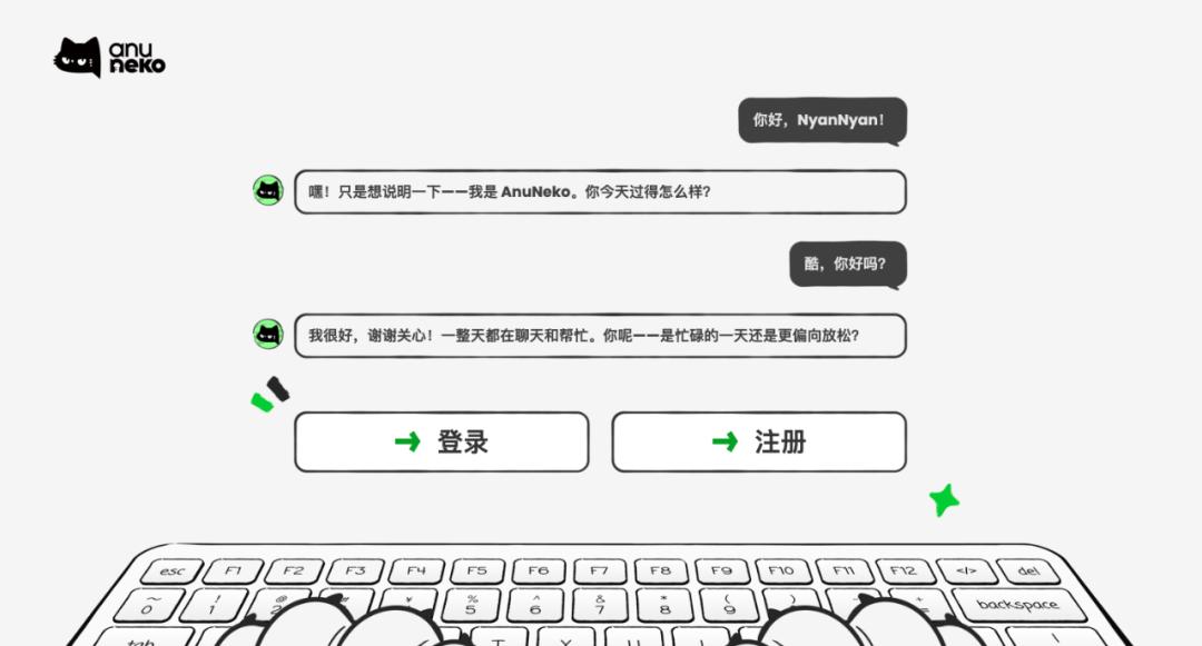 AnuNeko 黑猫形象
